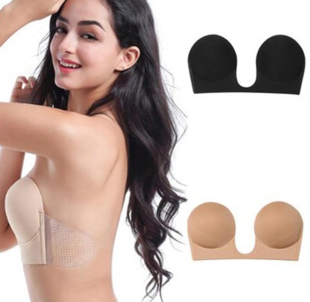 SUTIEN PUSH-UP CU DECOLTEU ADANC, FARA BRETELE