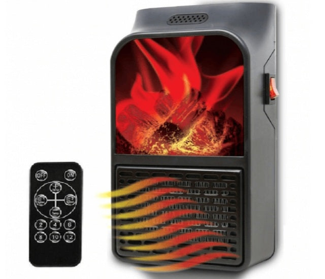 AEROTERMA PORTABILA CU TELECOMANDA + DISPLAY PUTERE 900W