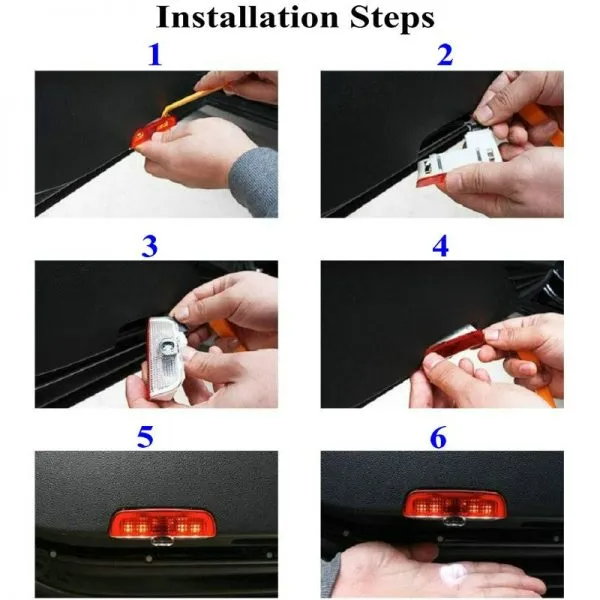 Set 2 Lampi Proiectoare Led Logo Universale VW VOLKSWAGEN