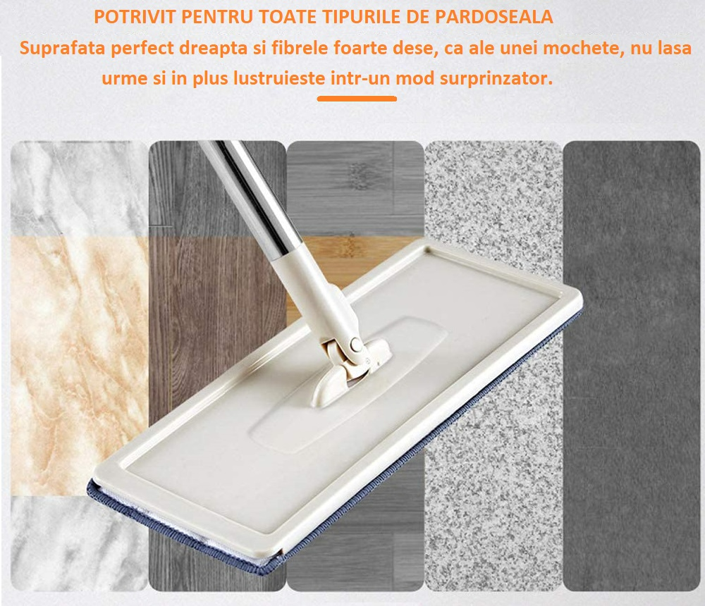 MOP PROFESIONAL cu doua cuve de spalare si uscare + 2 lavete