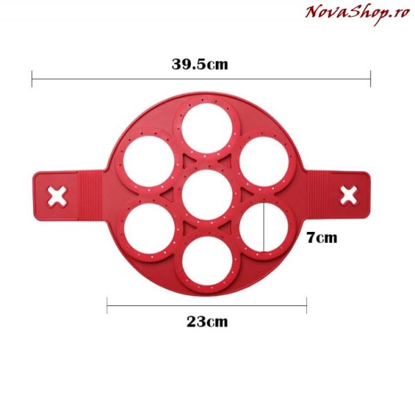Forma din silicon pentru oua si mini clatite