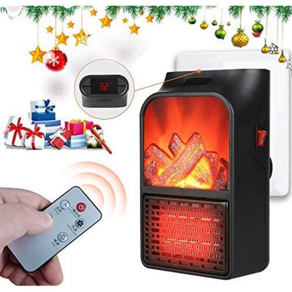 AEROTERMA PORTABILA CU TELECOMANDA + DISPLAY PUTERE 900W