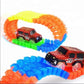 Jucarie Pista Flexibila Magic Tracks, 165 Piese + Masinuta cu LED