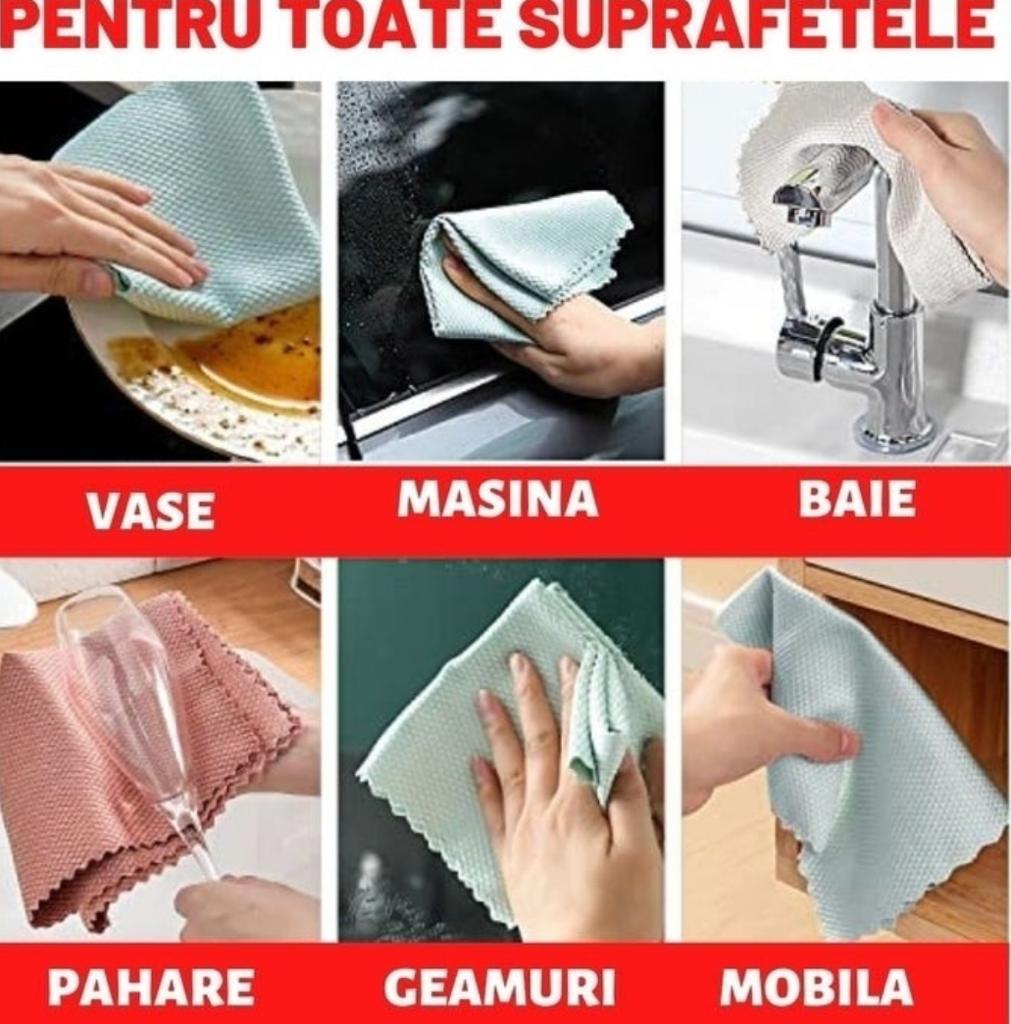 SET 10 x LAVETAE MAGICA, MICROFIBRA 30x30