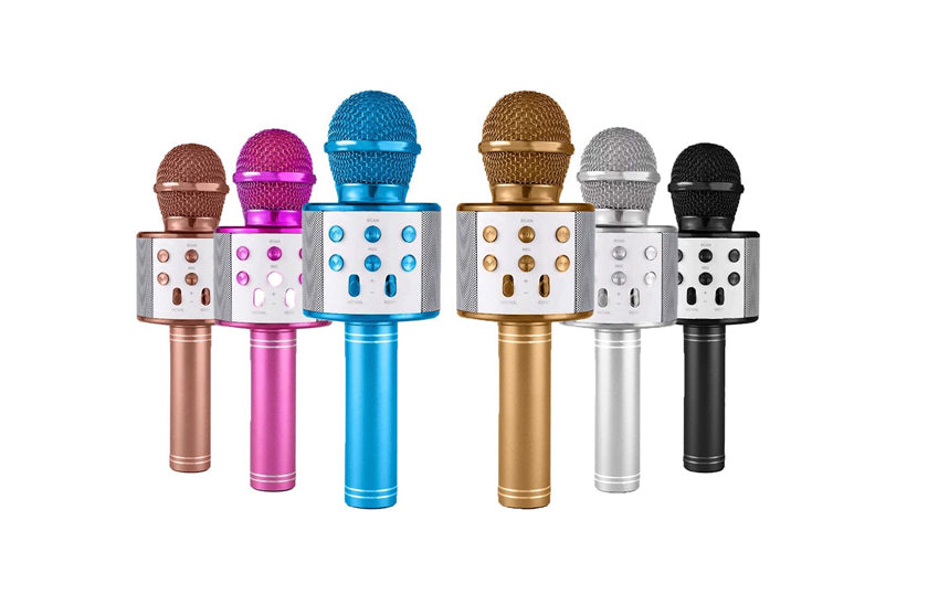 MICROFON WIRELESS pentru karaoke, cu bluetooth