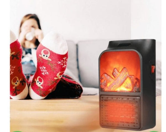 AEROTERMA PORTABILA CU TELECOMANDA + DISPLAY PUTERE 900W