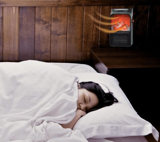 AEROTERMA PORTABILA CU TELECOMANDA + DISPLAY PUTERE 900W