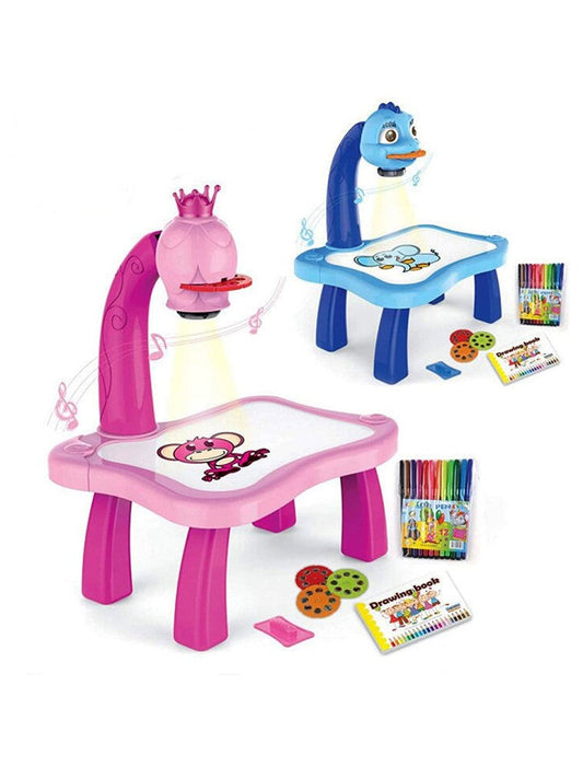 SET MASA DE DESENAT PENTRU COPII CU PROIECTOR HOLOGRAME