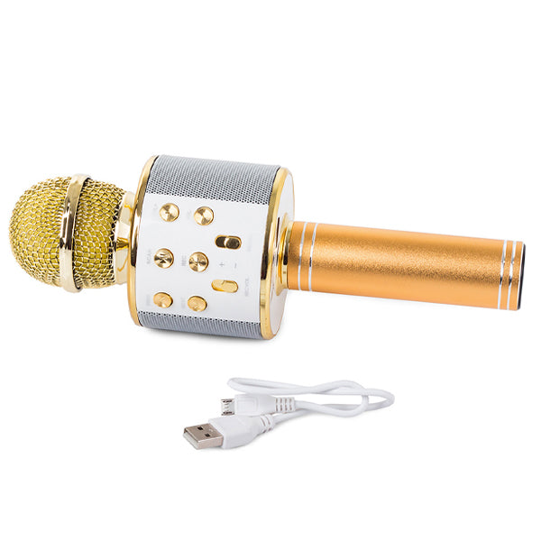 MICROFON WIRELESS pentru karaoke, cu bluetooth