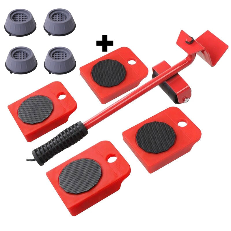 SUPORT MUTAT MOBILA + SET 4x PICIORUSE ANTI-ZGOMOT MASINA SPALAT