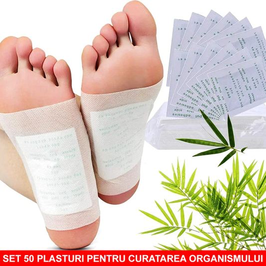 SET 50 PLASTURI PENTRU CURATAREA ORGANISMULUI